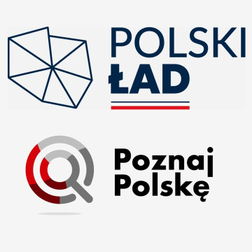 Logo programów Polski Ład oraz Poznaj Polskę